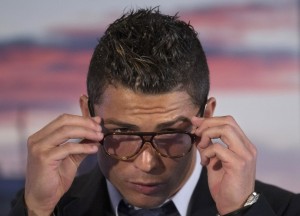 Cristiano Ronaldo con gafas